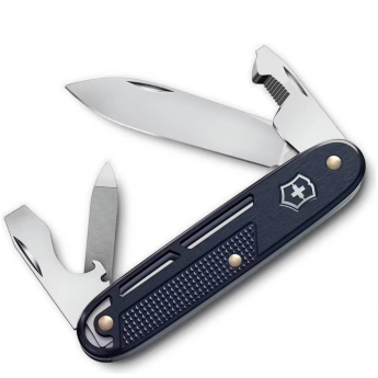 Нож перочинный Victorinox Synergy Alox 0.8216.22, 93 мм, 9 функций, синий